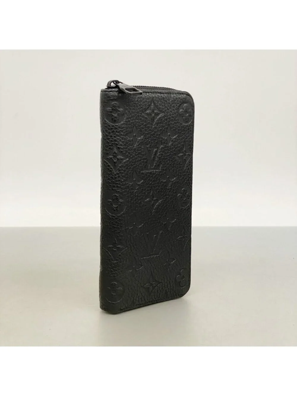 Louis Vuitton Wallet Monogram Taurillon Zippy Vertical Noir